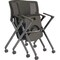 Lorell Plastic Arms Mesh Back Nesting Chair, PK2 41845 - alternate 7